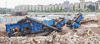 ANDAMINE mobile crusher for construction waste processing.webp