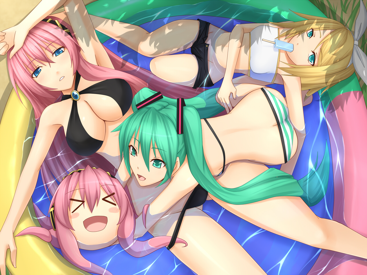 konachan-com20-205472620aqua_hair20bikini20blonde_hair20hatsune_miku20ice_cream20kagamine_rin20long_hair20megurine_luka20pink_hair20short_hair20swimsuit20vocaloid20water.jpg